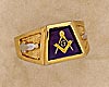 Masonic Blue Lodge Ring