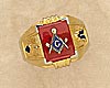 Masonic Blue Lodge Ring