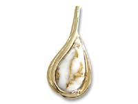 Gold Quartz Pendant