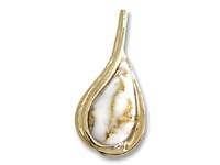 Gold Quartz Pendant